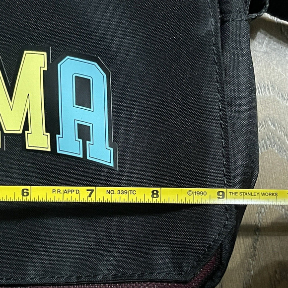 Puma Crossbody Bag Pastel Rainbow Logo Top Zip Adjustable Strap Flap Pocket - Picture 9 of 13